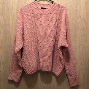 Mine brand pink/mauve sweater.
